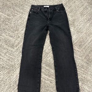 Garage Black Straight Leg Women's Jeans